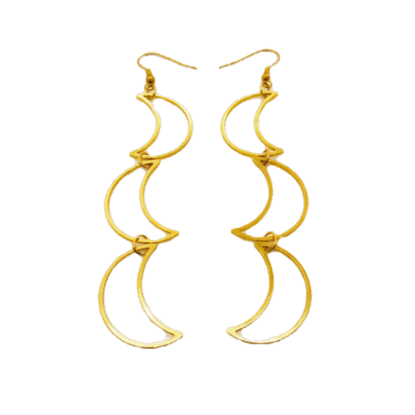 pendientes moon